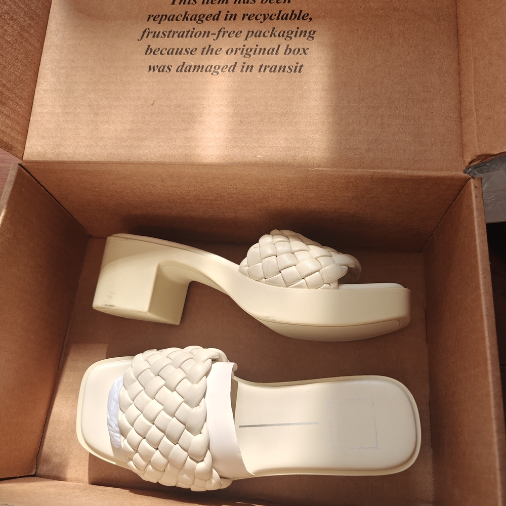 Dolce Vita Goldy Cream Sandals